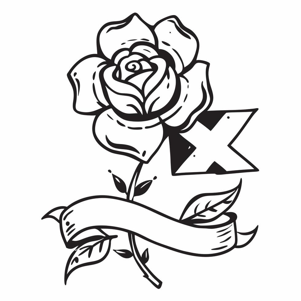 Clean Union Jack and a classic English rose symbolizing heritage and beauty with ample space for text concept as A Union Jack flag next to a classic English rose representing the herita vector