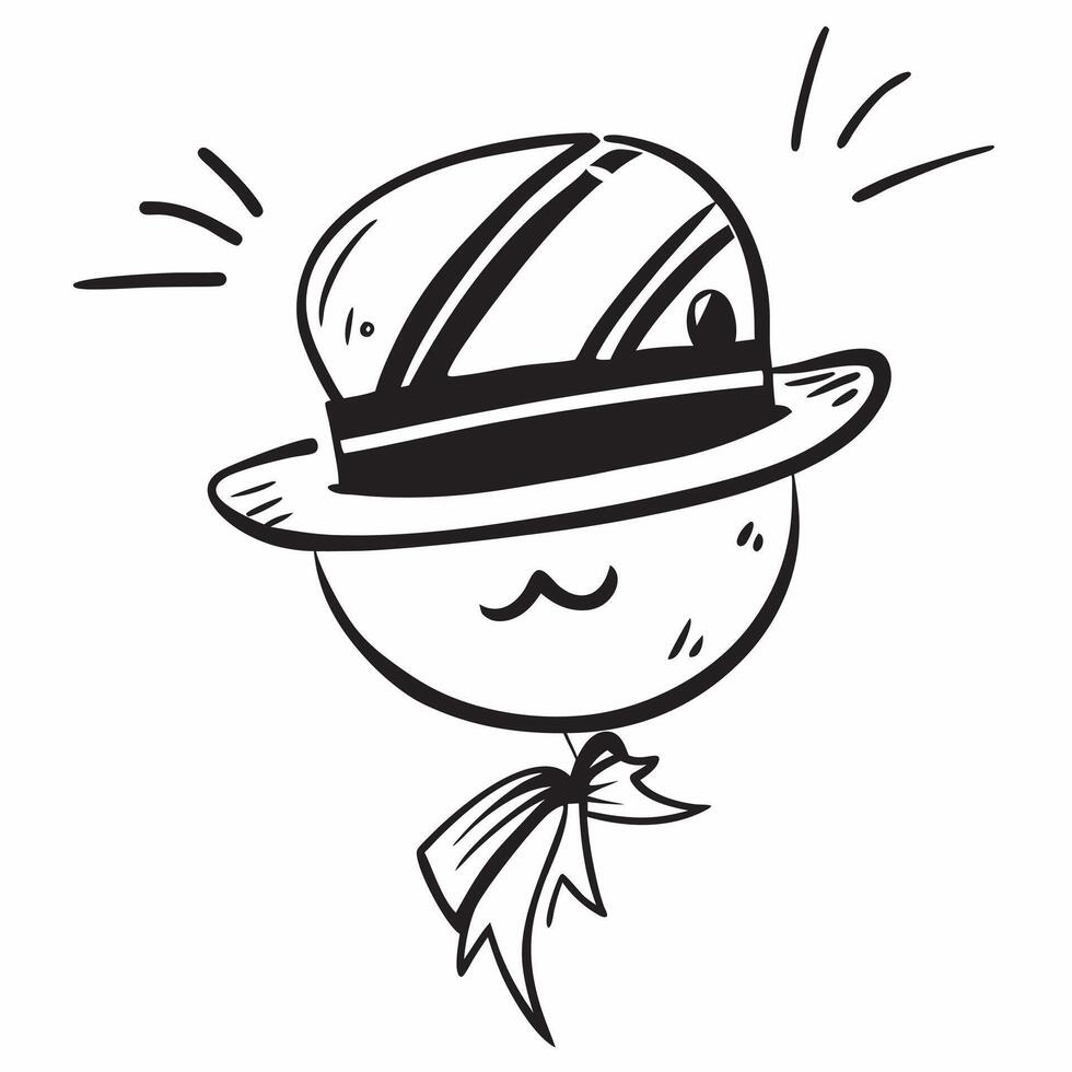 Clean Union Jack and a bowler hat symbolizing British fashion and tradition with ample space for text concept as A Union Jack flag with a bowler hat representing British fashion and tra vector