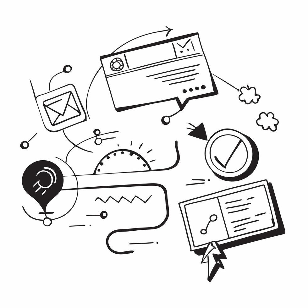 Clean Trust point symbol with copy space for project planning concept as An artistic rendering of a trust point symbol with spacious copy space suitable for project planning goal setting vector