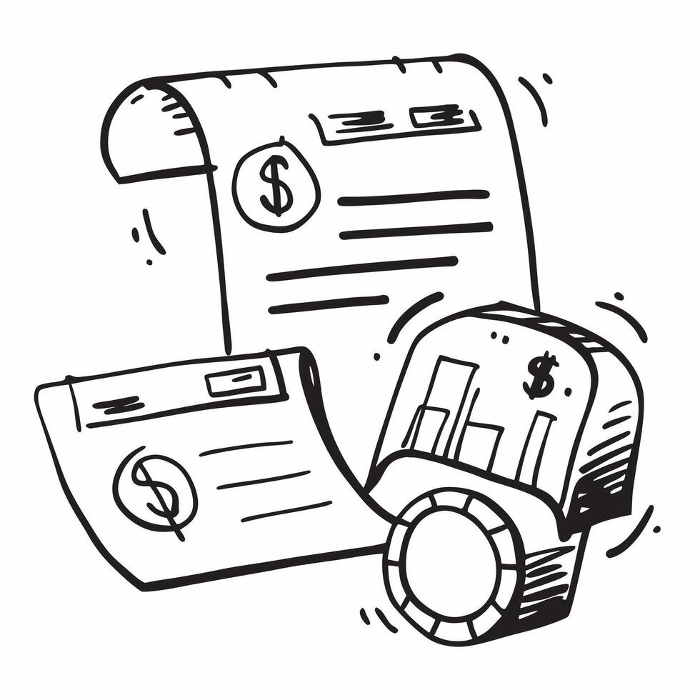 Clean Truck and expense report symbolizing freight cost management in double exposure with copy space concept as A truck blended with an expense report representing freight cost managem vector