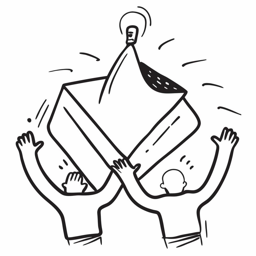 Clean Teamwork symbol with copy space for blog headers concept as A sleek teamwork symbol with ample copy space perfect for blog headers and articles to visually represent themes of coll vector