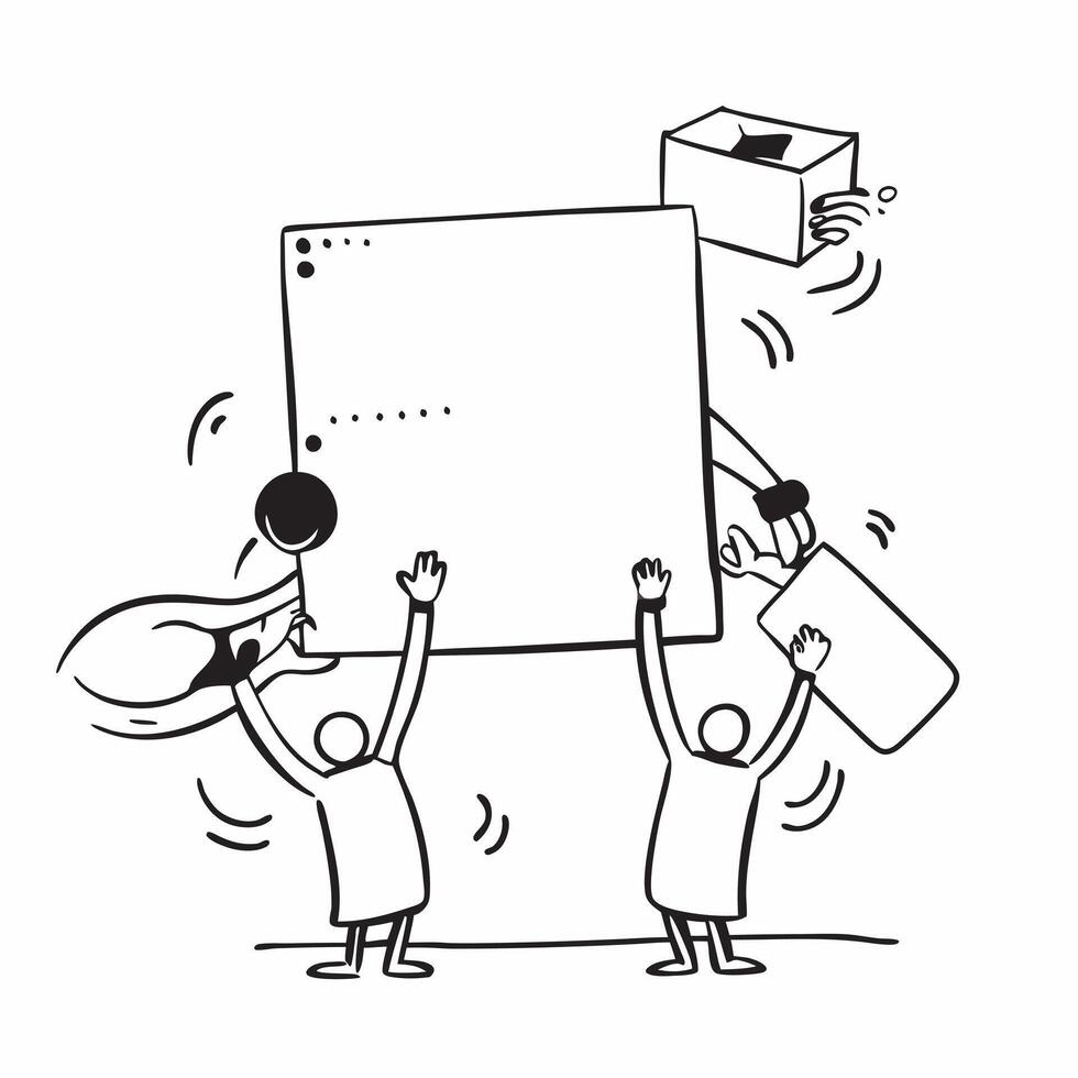 Clean Teamwork illustration with space for text and graphics concept as An illustrative teamwork design featuring ample space for both text and graphics perfect for illustrating team pla Set 2 vector