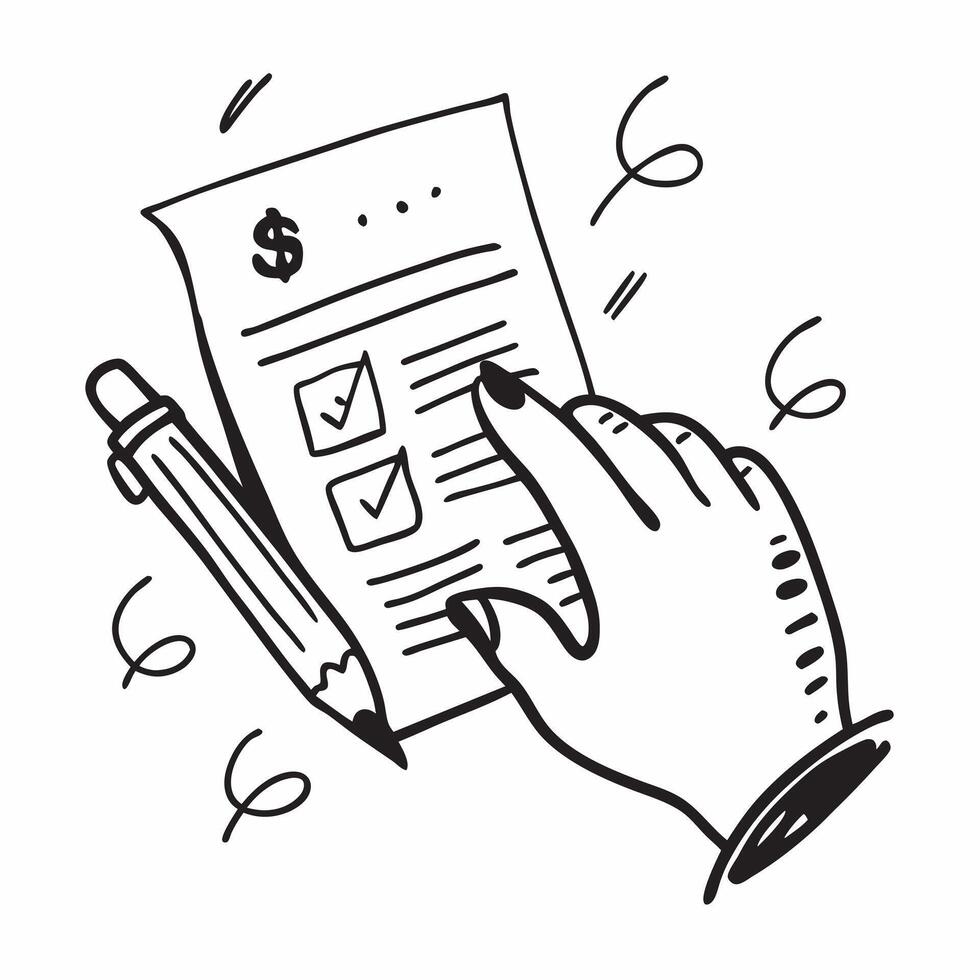 Clean Tax form and pen icon with copy space for infographics concept as An infographic ready tax form and pen icon with copy space designed to convey tax information filing details and f Set 2 vector