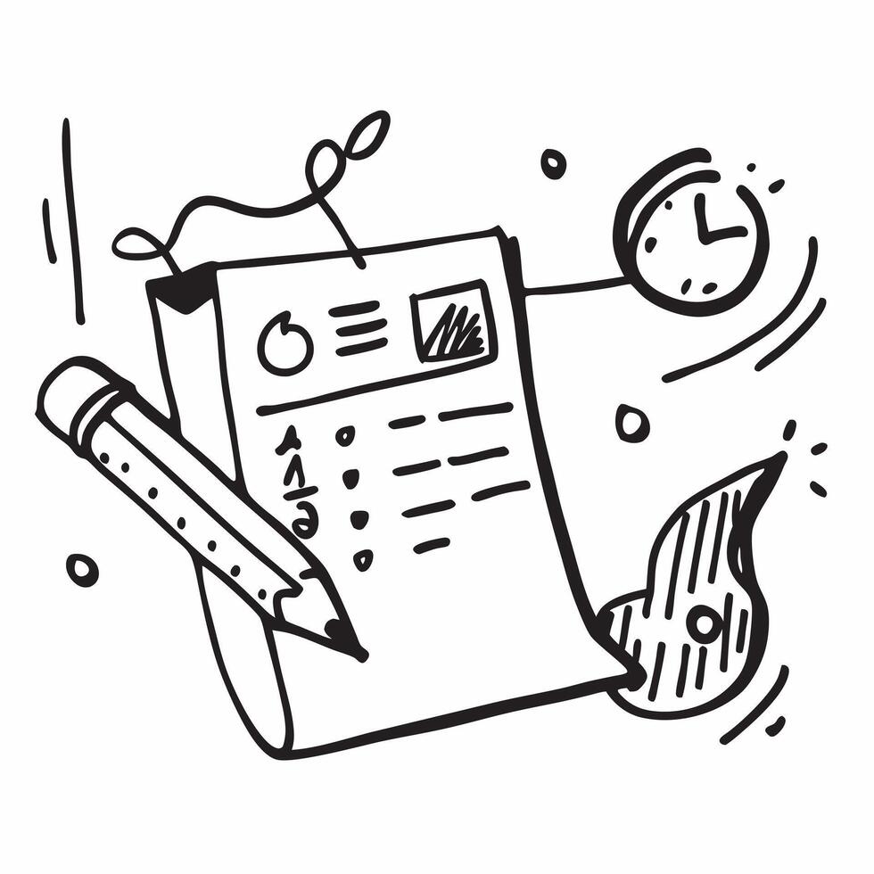 Clean Tax form and pen icon with copy space for infographics concept as An infographic ready tax form and pen icon with copy space designed to convey tax information filing details and f vector