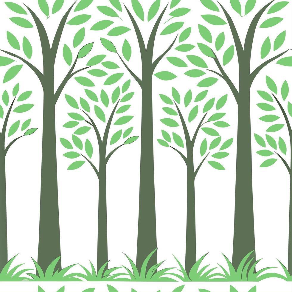 Clean Sun dappled forest floor seamless tile pattern with sunlight peeking through trees symbolizing spring renewal concept as Sunlight dappled through forest trees creates a seamless sp vector