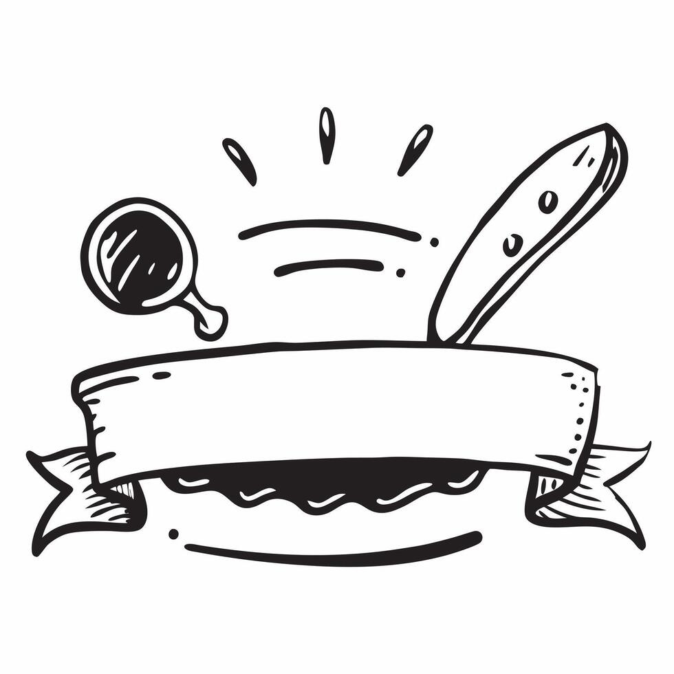Clean Spoon and bowl icon with blank area for customizable text concept as A creative depiction of a spoon and bowl icon featuring a blank area for customizable text ideal for representi vector