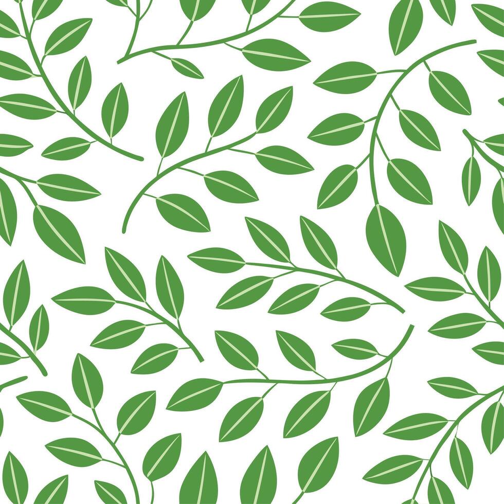 Clean Spring dawn seamless tile pattern with the soft golden light filtering through new green leaves concept as The soft golden light of spring dawn filters through new green leaves cre vector