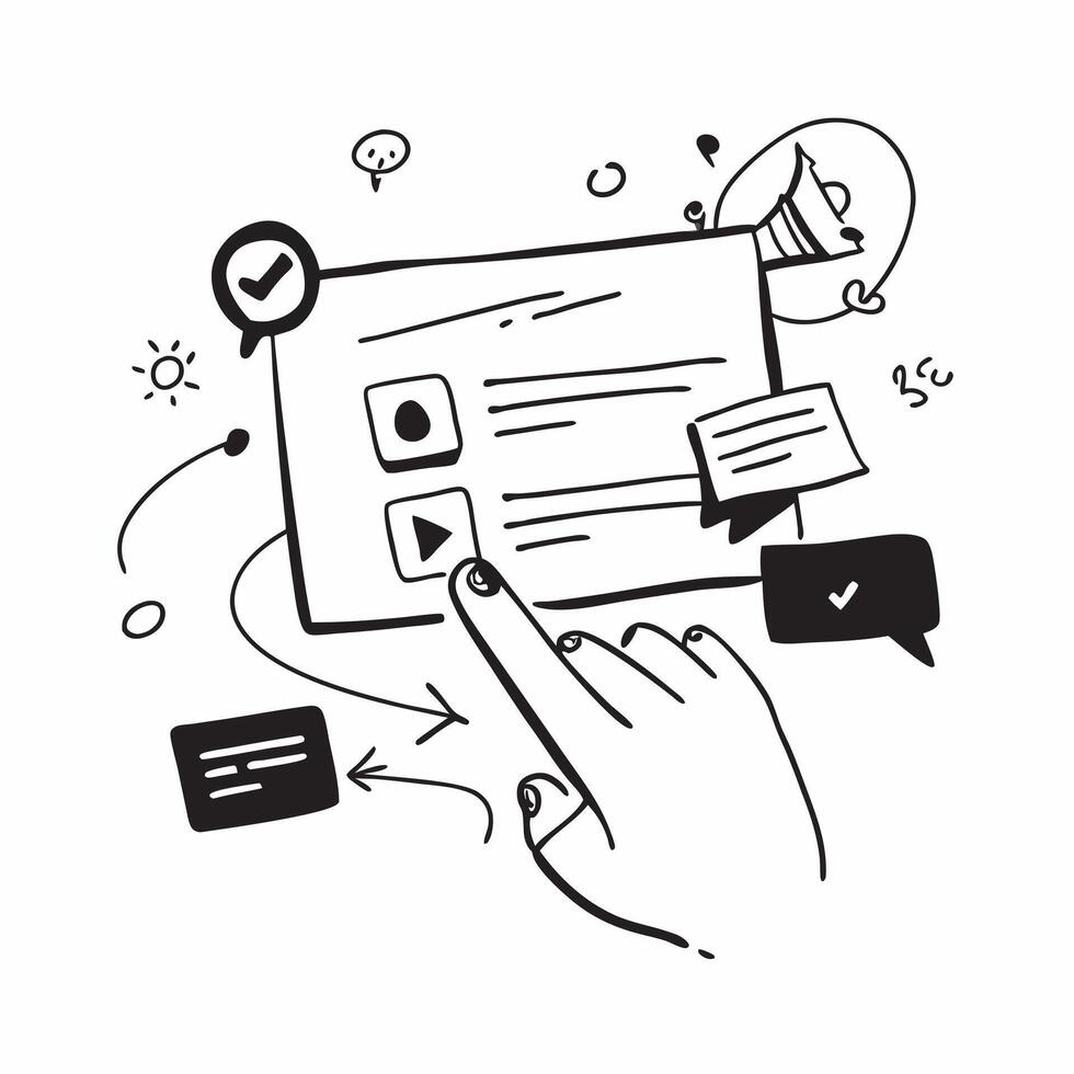 Clean Social media illustration with copy space for business reports concept as A visually appealing social media illustration with copy space designed to enhance business reports and pr vector