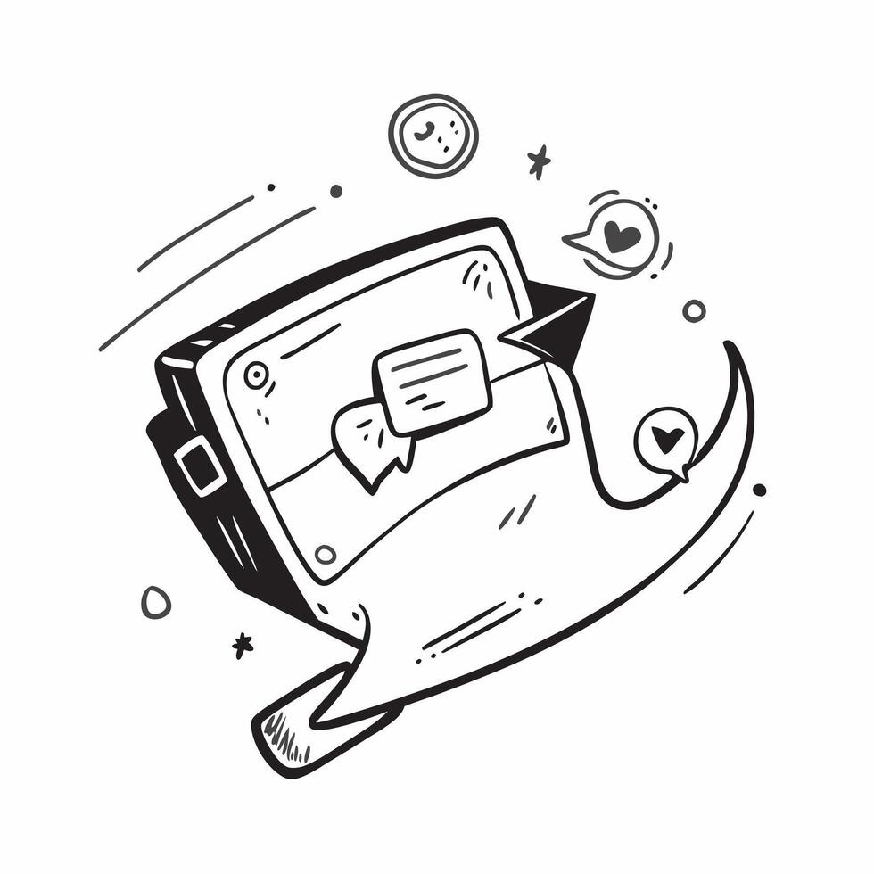 Clean Social media icon with copy space on white background concept as A illustration of a social media icon with ample copy space on a white background perfect for marketing and vector