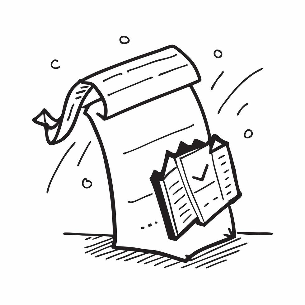 Clean Silhouette of a stock shelf and a turnover report symbolizing stock rotation in double exposure with copy space concept as A silhouette of a stock shelf intertwined with a turnove vector