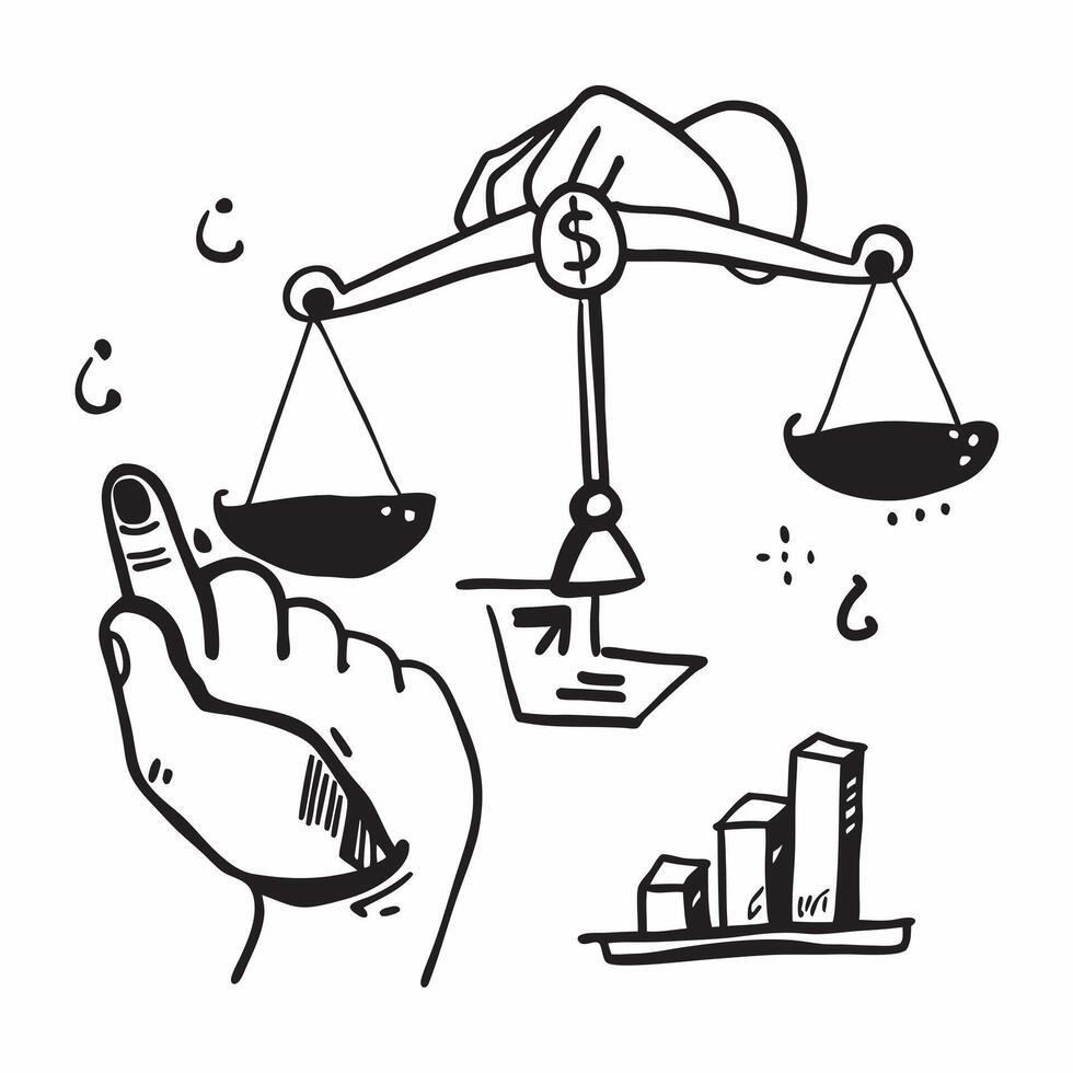 Clean Silhouette of a crane and a financial balance symbolizing logistics financial balance in double exposure with copy space concept as A silhouette of a crane intertwined with a fina vector