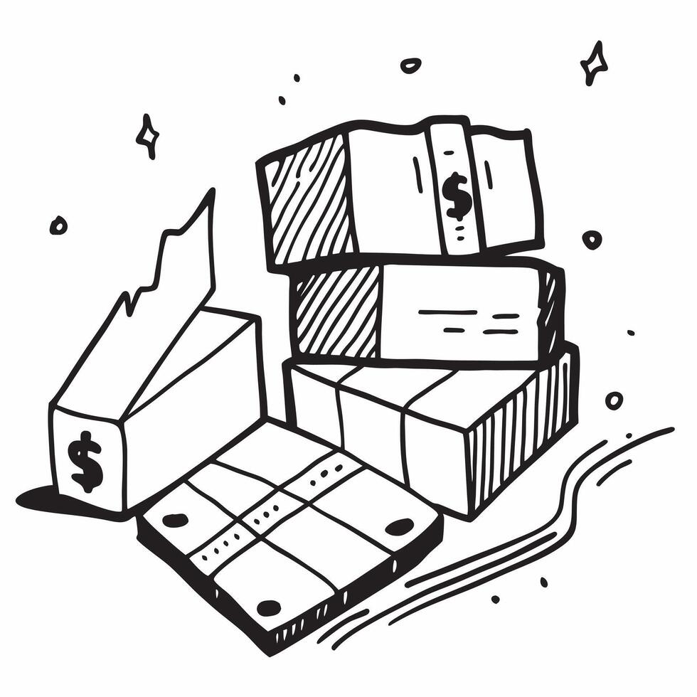 Clean Shipping crates and a cost management table symbolizing cost control in logistics in double exposure with copy space concept as Shipping crates blended with a cost management tabl vector