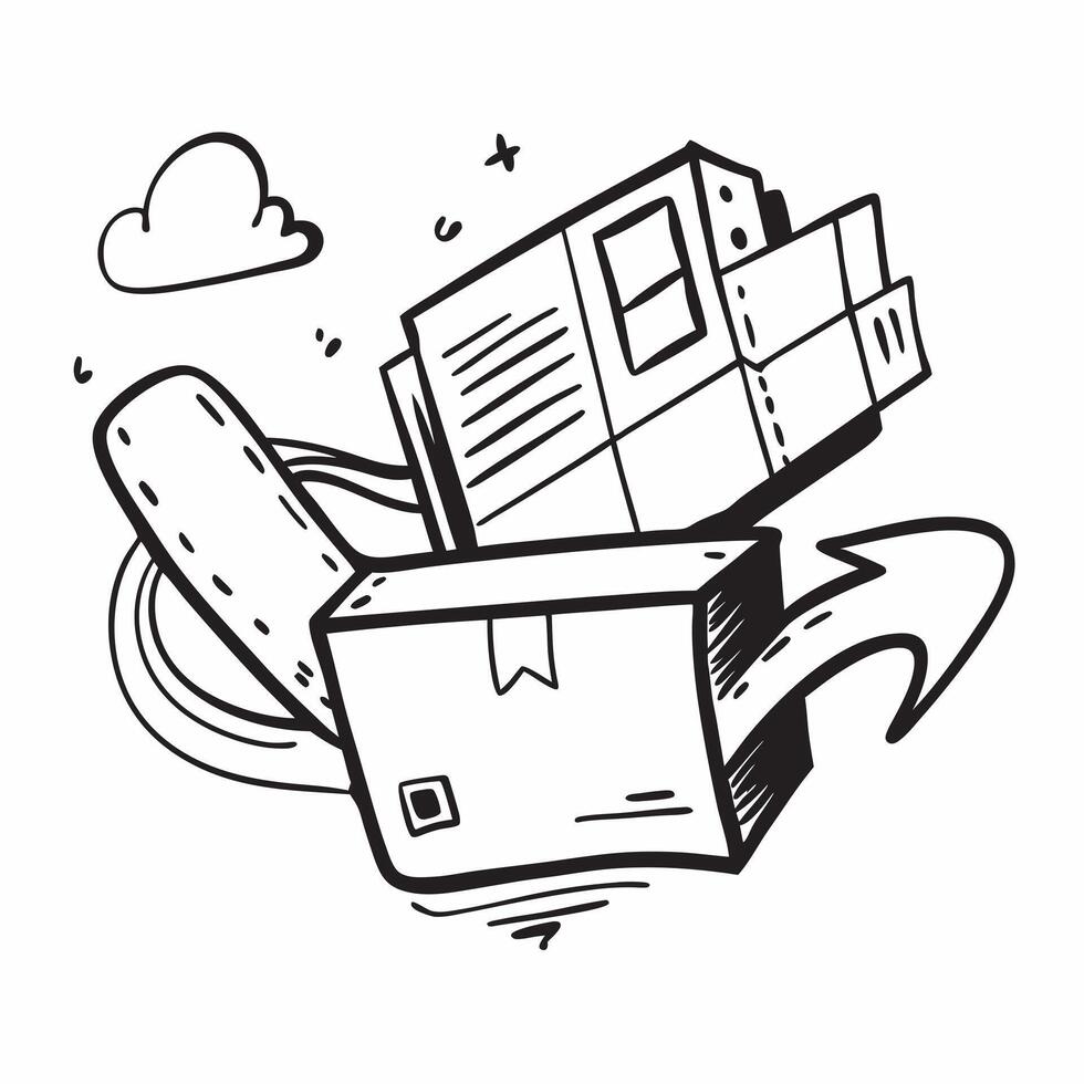 Clean Shipping symbol with copy space for project planning concept as An artistic rendering of a shipping symbol with spacious copy space suitable for project planning logistics strategi vector