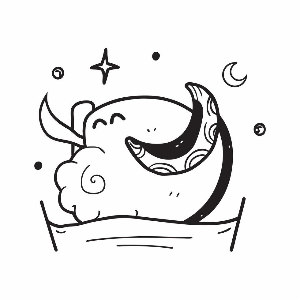 Clean Sheep and Crescent Moon concept as Sheep with a crescent moon and ample copy space symbolizing the sacrificial aspect and celestial connection of Eid Al Adha in Photo Stock Concep Set 2 vector