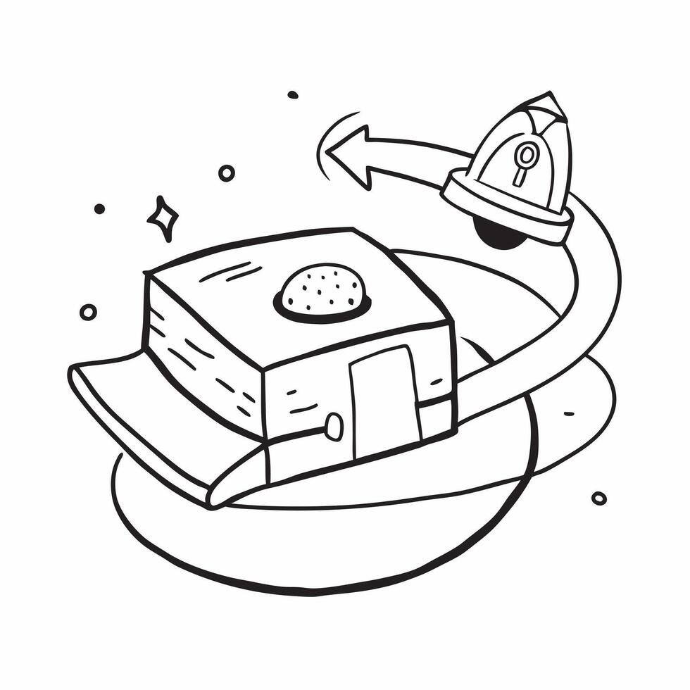 Clean Sandbox icon with copy space on white background concept as A illustration of a sandbox icon with ample copy space on a white background perfect for startup business and inn vector