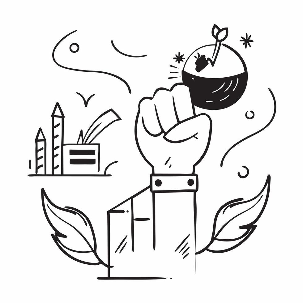 Clean Sales team collaborating in a virtual meeting concept as A icon illustration of a sales team collaborating in a virtual meeting using conferencing tools with a 3 color sche vector