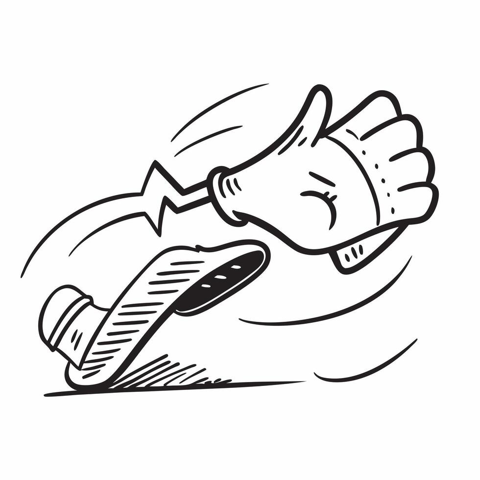 Clean Running shoe icon with copy space on a white background concept as A image of a running shoe icon with generous copy space on a white background perfect for fitness and exer vector