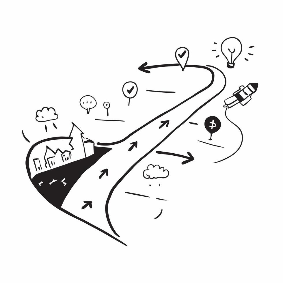 Clean Roadmap icon with blank space for custom branding concept as A customizable roadmap icon with blank space for adding custom branding elements making it suitable for a variety of co vector