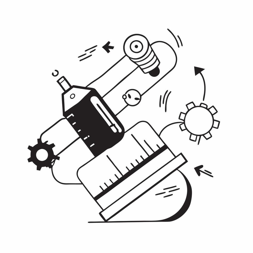 Clean Production illustration with copy space for business reports concept as A visually appealing production illustration with copy space designed to enhance business reports and presen Set 2 vector