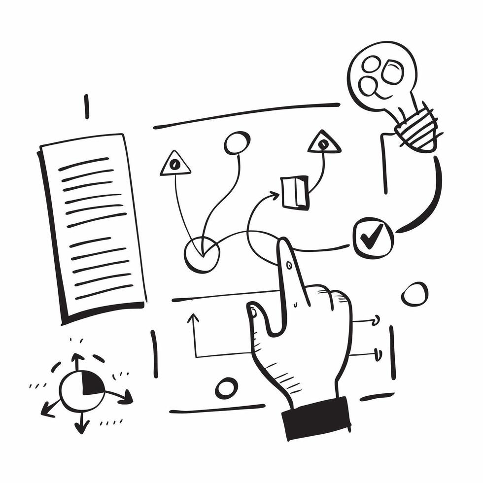 Clean Process improvement illustration with space for text and graphics concept as An illustrative process improvement design featuring ample space for both text and graphics perfect for vector