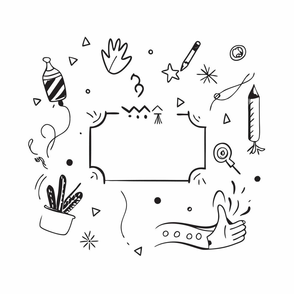 Clean Pride Borders and Celebration Icons concept as A border frame with Pride borders and celebration icons leaving ample copy space representing joy and festivities in Pride Month in vector