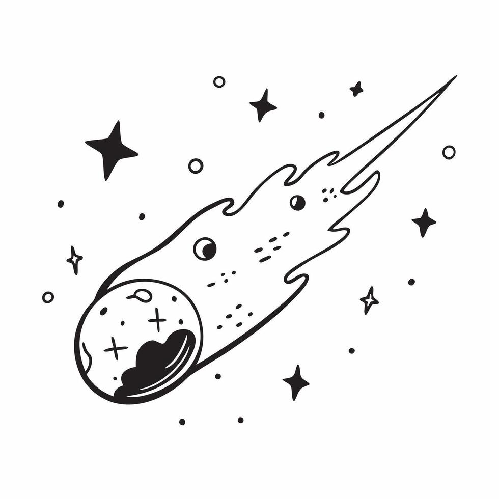 Clean Planetary Rings and Moons concept as Planetary rings with moons and ample copy space representing the intricate and fascinating features of planets in Photo Stock Concept vector