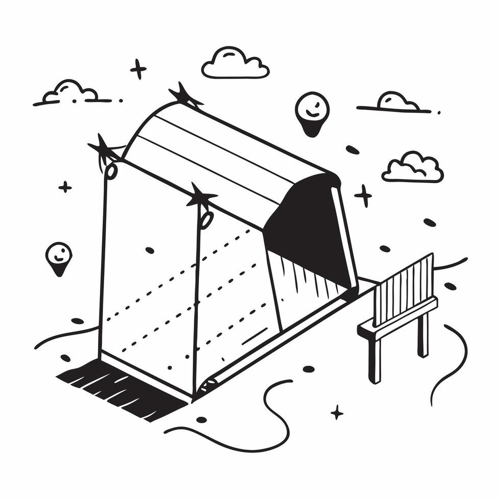 Clean Playground icon with copy space for business presentations concept as A modern playground icon design with generous copy space perfect for enhancing business presentations and slid vector