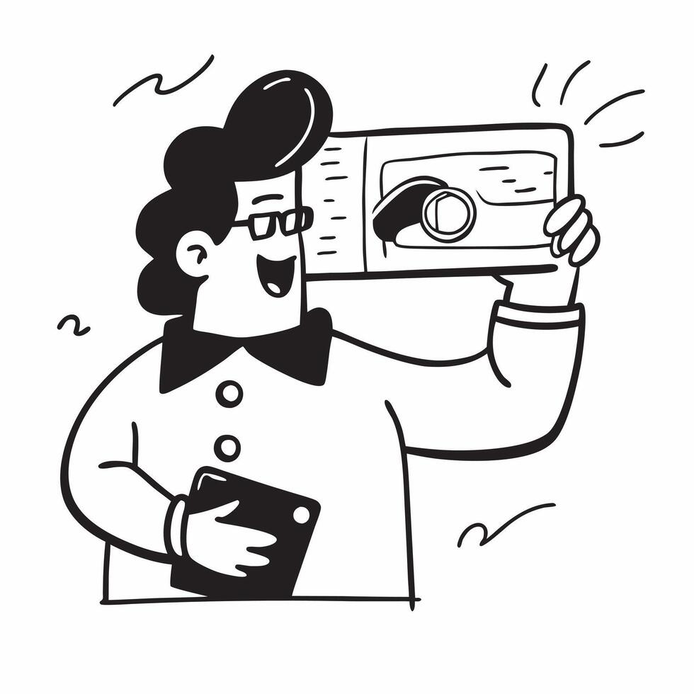 Clean Photographer with a camera and a photo frame representing capturing moments and memory with empty space concept as A photographer holding a camera and a photo frame indicating cap vector