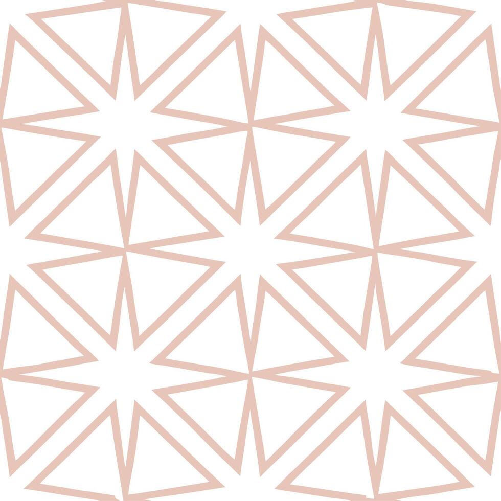 Clean Pastel retro polygon seamless pattern soft hues on white background ideal for wedding invitations concept as Designing seamless tile with retro polygons in soft hues on white backg vector