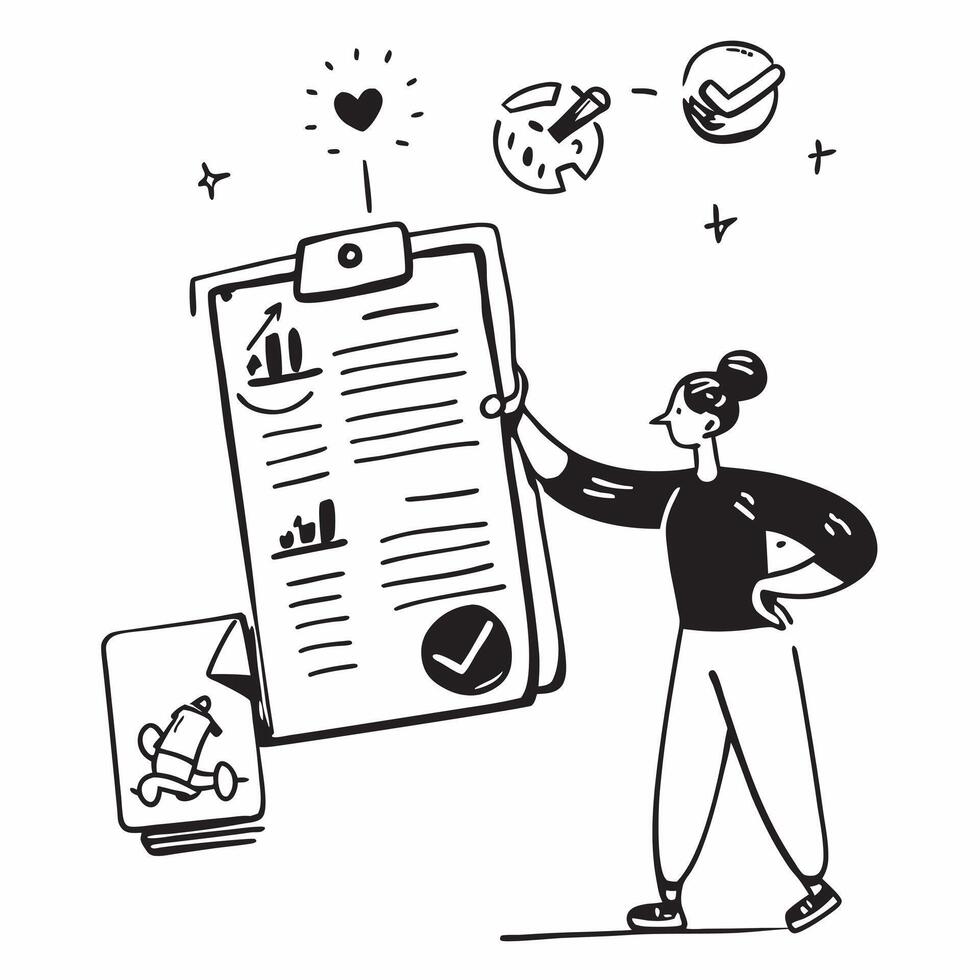 Clean Office worker with a gym membership card and a wellness goal chart symbolizing workplace fitness with ample space for text concept as An office worker holding a gym membership car vector