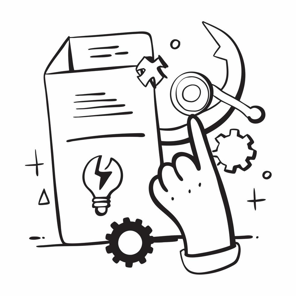 Clean On maintenance illustration with blank area for customizable text concept as A creative depiction of an on maintenance illustration featuring a blank area for customizable text ide vector
