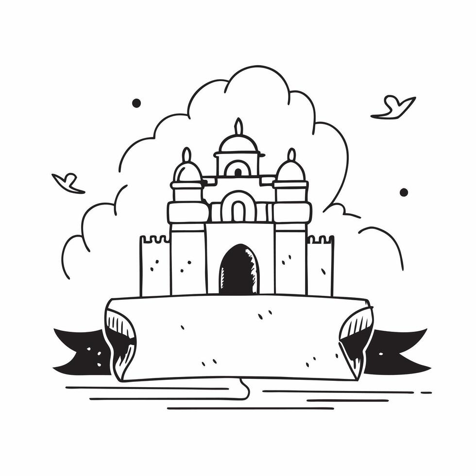 Clean Niagara Falls and Maid of the Mist concept as Niagara Falls with Maid of the Mist and ample copy space symbolizing the scenic and adventurous landmarks of North America in Photo S vector