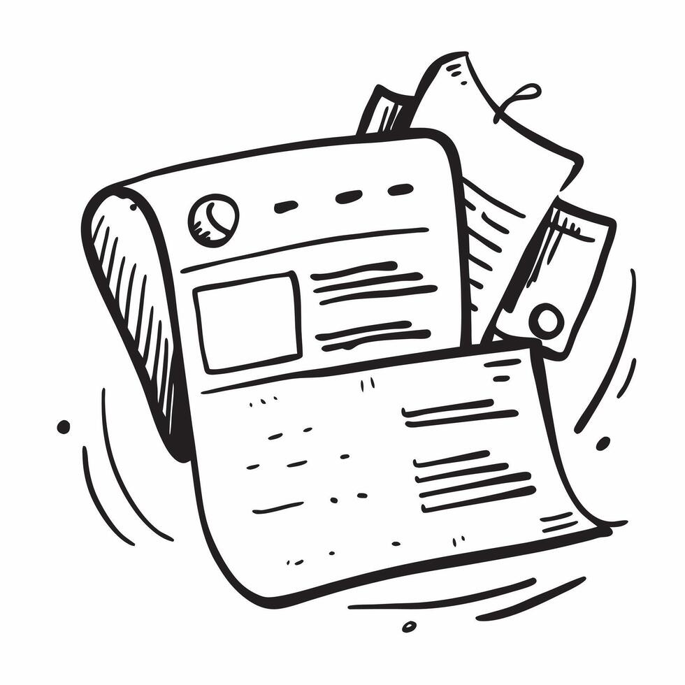 Clean News system and news bulletin icon with space for text and icons on a gray background concept as A versatile news system and news bulletin icon featuring space for both text and ic vector