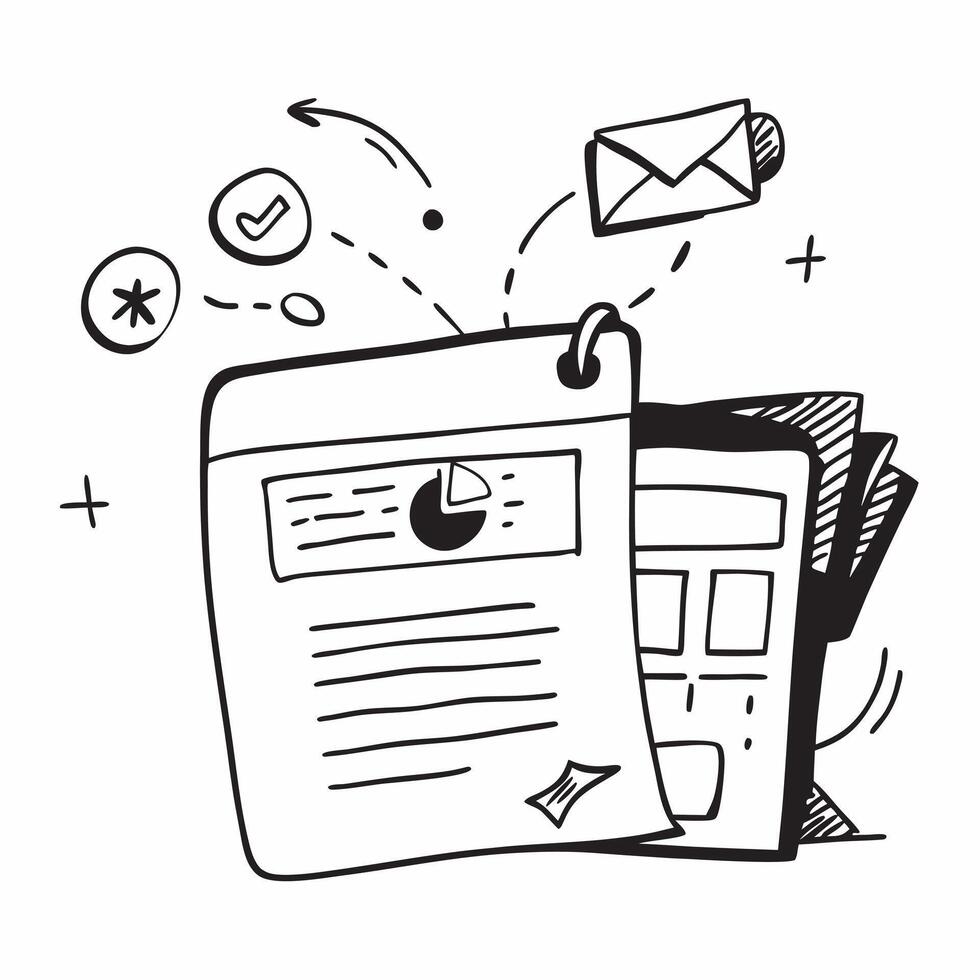 Clean News icon and news feed symbol with copy space for digital marketing concept as An illustrative news icon and news feed symbol with ample copy space tailored for digital marketing vector