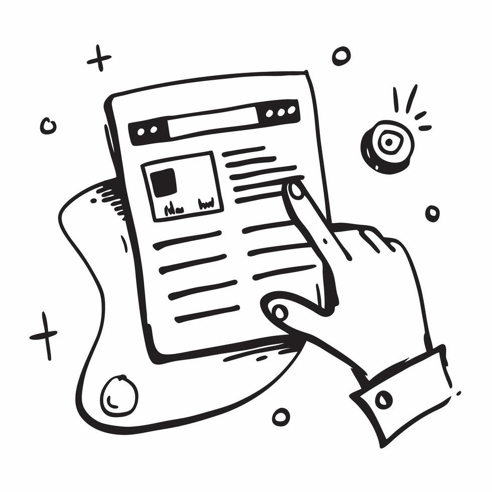 Clean News dashboard and press icon with blank area for custom branding concept as A customizable news dashboard and press icon with blank space for adding custom branding elements makin vector