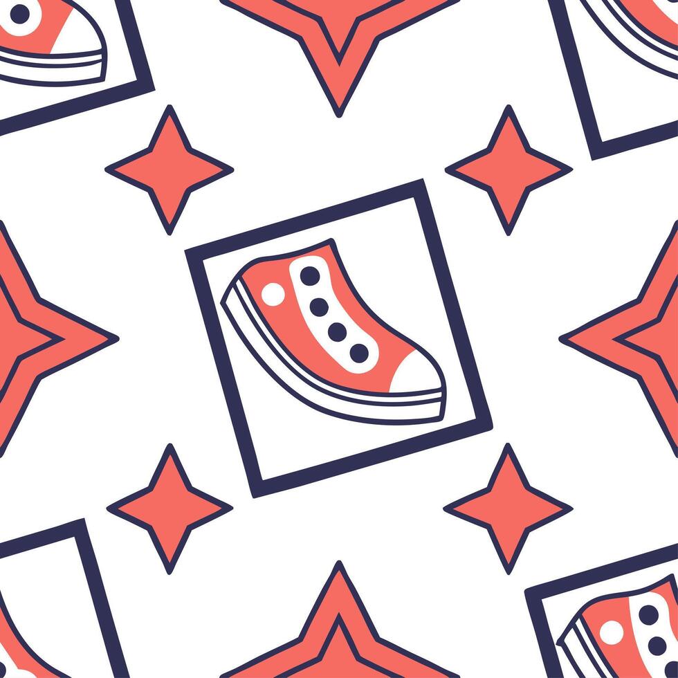 Clean Modern abstract frame seamless tile pattern with bold colors and dynamic shapes concept as Bold modern abstract frames form seamless tile patterns with dynamic shapes adding vibran vector