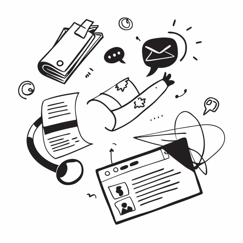 Clean Marketing illustration with copy space for business reports concept as A visually appealing marketing illustration with copy space designed to enhance business reports and presenta Set 4 vector