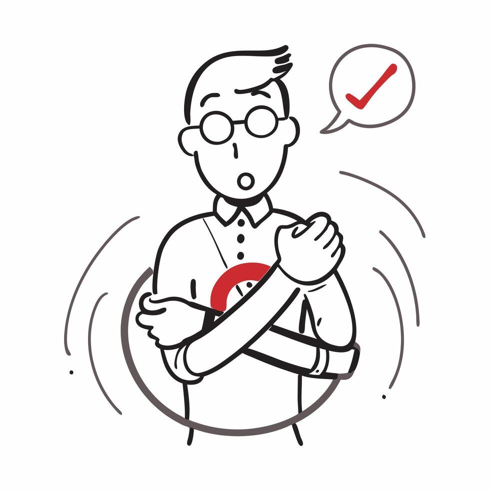 Clean Man with a seatbelt and a red circle with a line through it representing driving dos and donts with ample space for text concept as A man holding a seatbelt and a red circle with vector