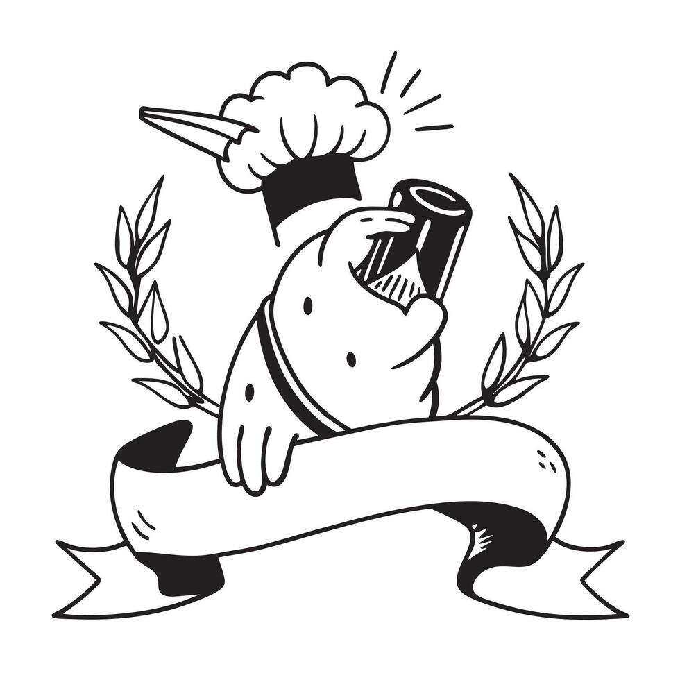 Clean Man with a beer mug and barley representing beer advertisement with ample space for text concept as A man holding a beer mug and a sprig of barley symbolizing beer advertisement w vector