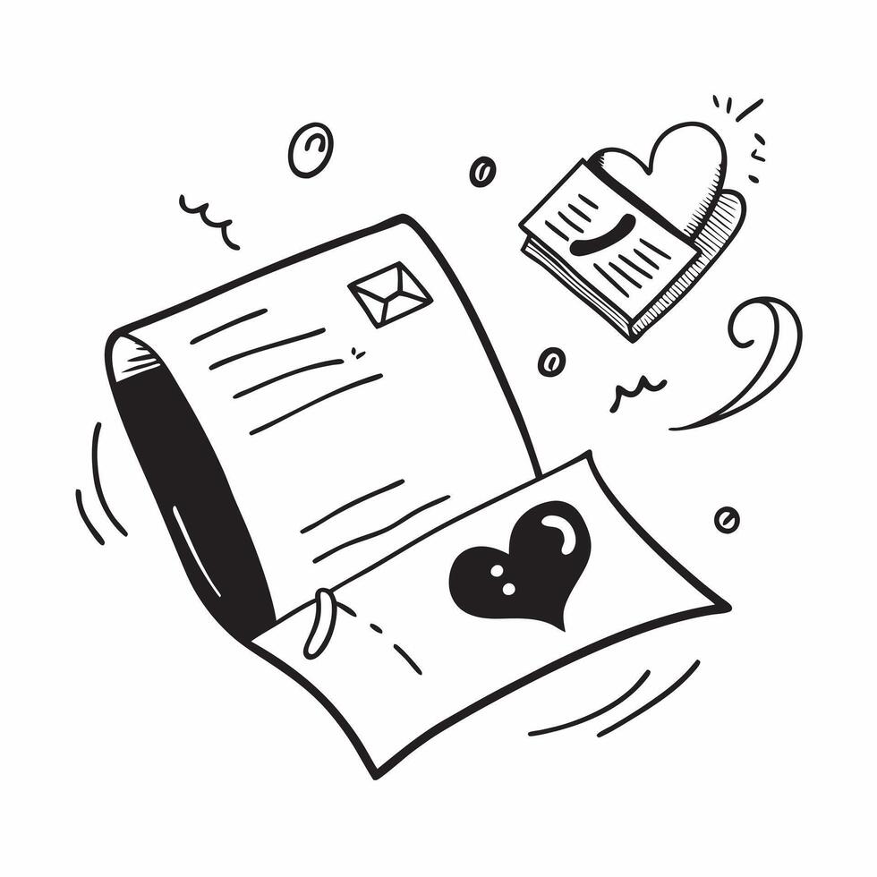 Clean Love letter and heart icon with space for text and icons on a pink background concept as A versatile love letter and heart icon featuring space for both text and icons on a clean p vector