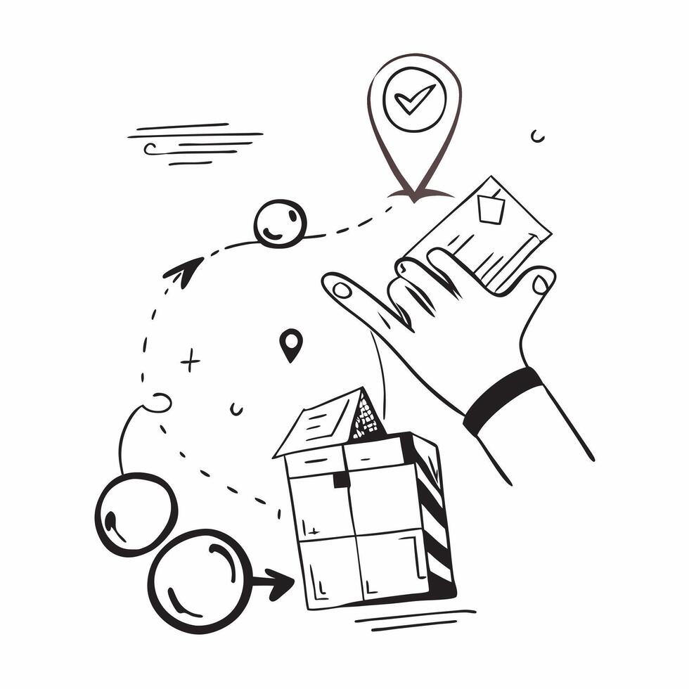 Clean Logistic symbol with copy space for promotional materials concept as A versatile logistic symbol with ample copy space suitable for promotional materials like brochures flyers and vector
