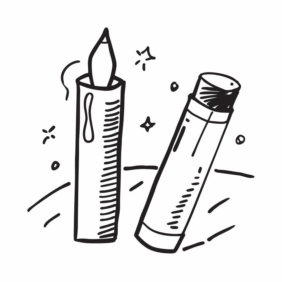 Clean Lip balm and lip liner icon with copy space for infographics concept as An infographic ready lip balm and lip liner icon with ample copy space designed to convey lip care beauty an vector