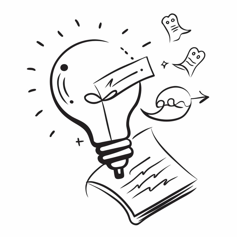 Clean Lightbulb icon with space for text and graphics on a blue background concept as A modern lightbulb icon design featuring space for both text and graphics on a blue background perfe vector