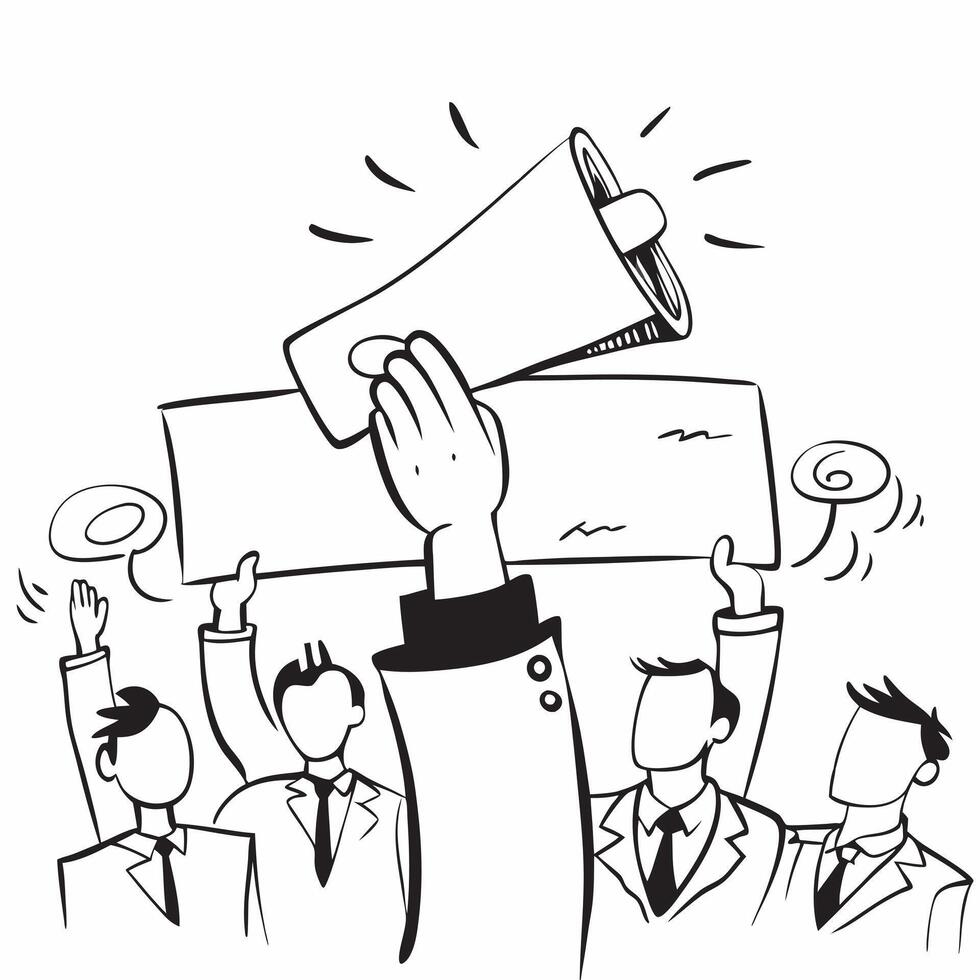 Clean Leadership illustration with blank area for customizable text concept as A creative depiction of a leadership illustration featuring a blank area for customizable text ideal for pr vector