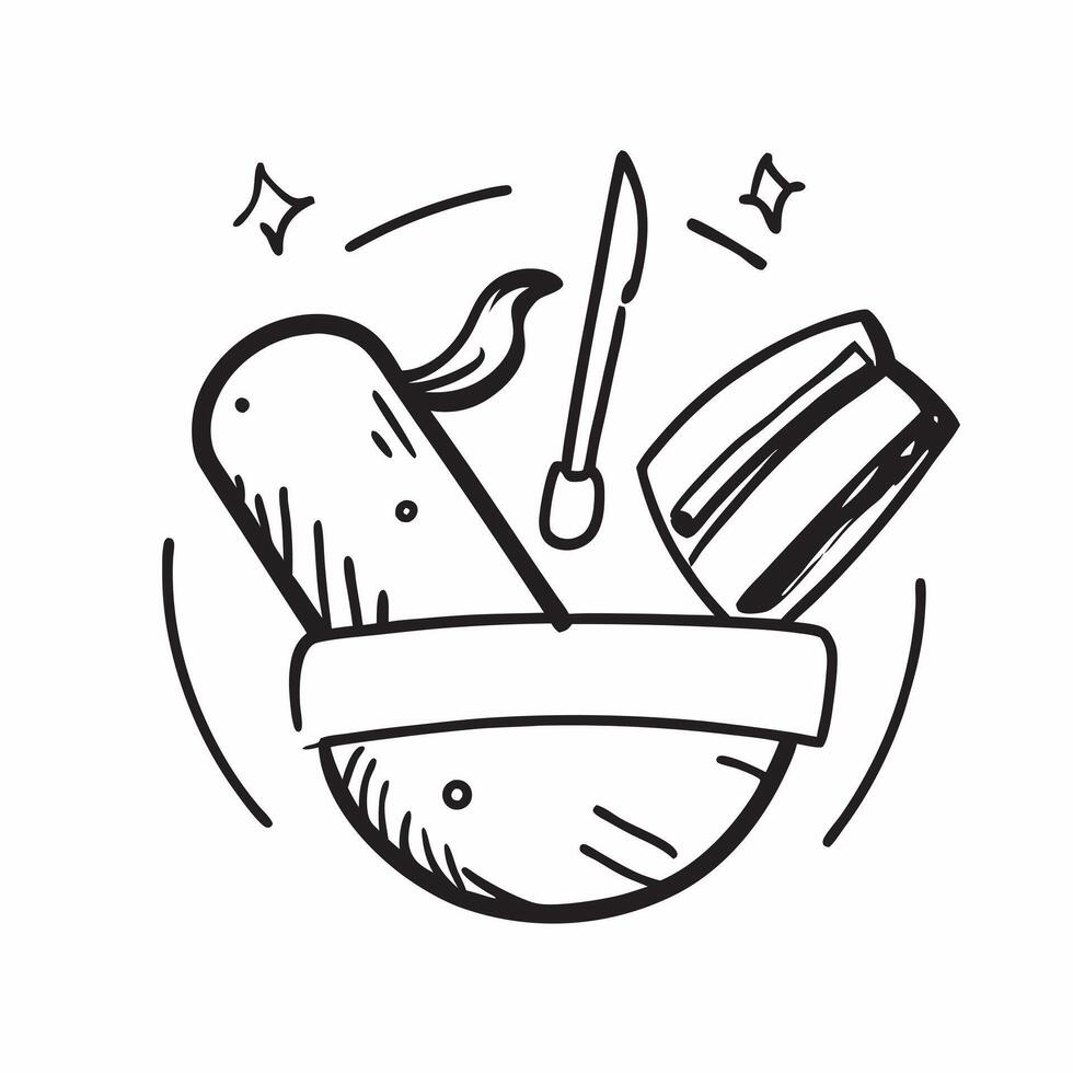 Clean icon with copy space on white background concept as A illustration of a fork and knife icon with ample copy space on a white background perfect for representing kitchen them vector