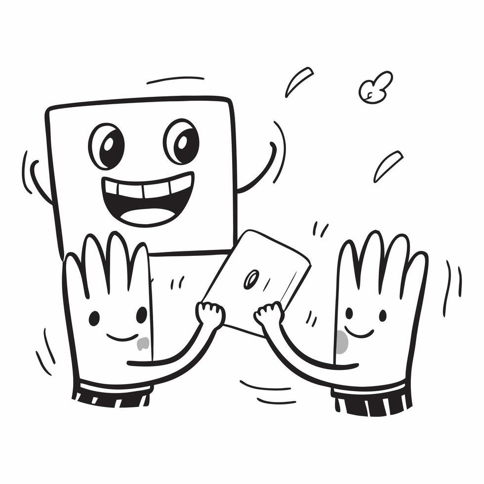 Clean High Five and Smiling Faces concept as A high five with smiling faces and ample copy space symbolizing the support and joy in friendship in Photo Stock Concept vector