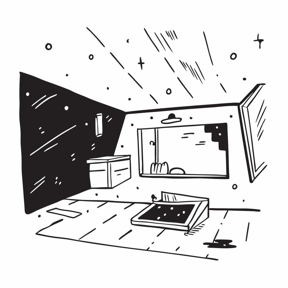 Clean High ceiling and a low ceiling room symbolizing spaciousness and compactness with ample space for text concept as A room with a high ceiling and a low ceiling representing spaciou vector