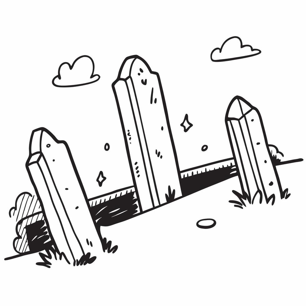 Clean High fence and a short fence symbolizing high and low security with ample space for text concept as A high fence and a short fence representing high and low security with room for vector
