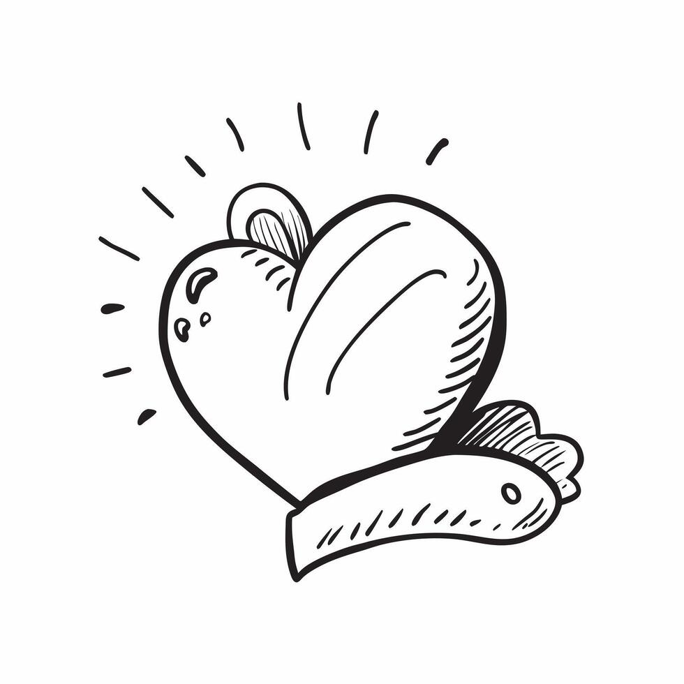 Clean Heart icon with copy space on a blue background concept as A image of a heart icon with ample copy space on a blue background perfect for heart health and cardiovascular wel vector