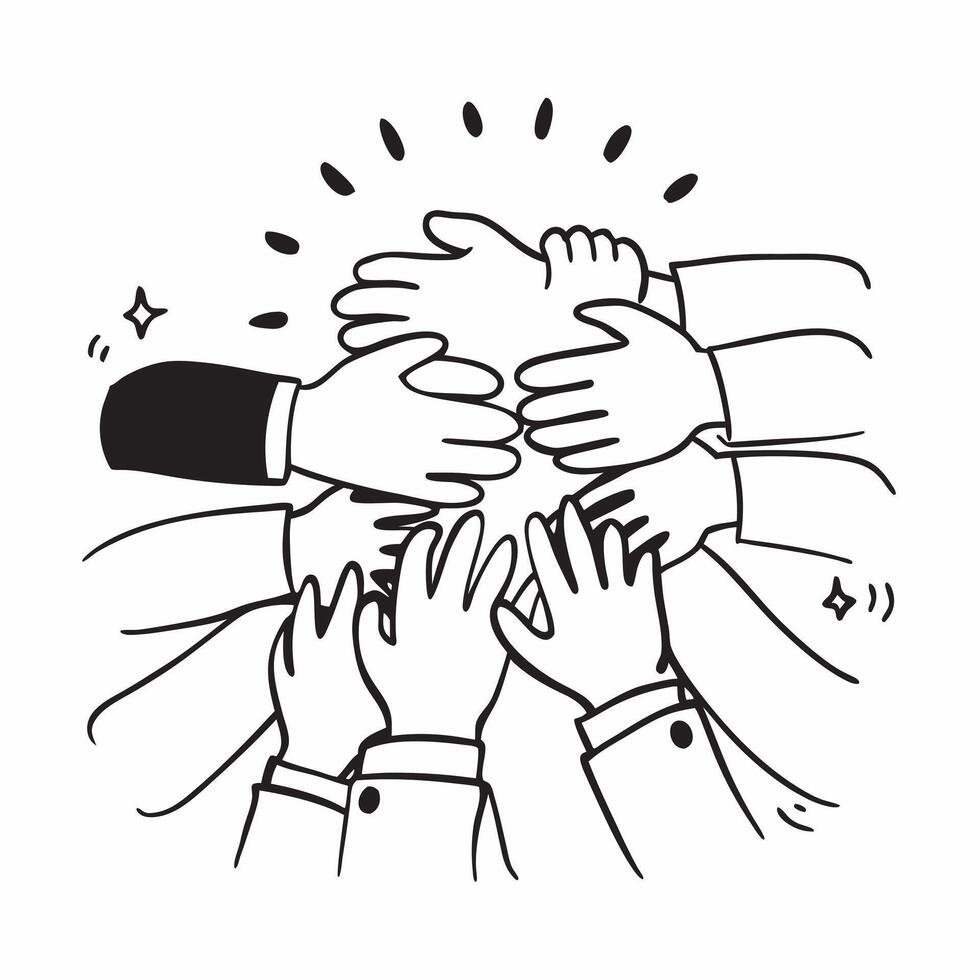 Clean Group Hug and Sunshine concept as A group hug with sunshine and ample copy space symbolizing warmth and positivity in a hug in Photo Stock Concept vector